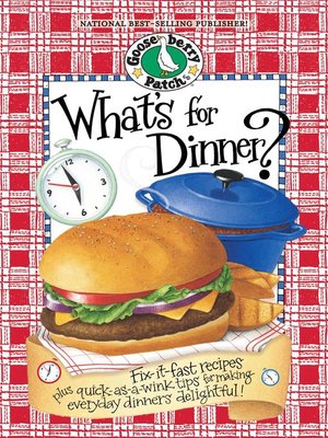 cover image of What's For Dinner? Cookbook